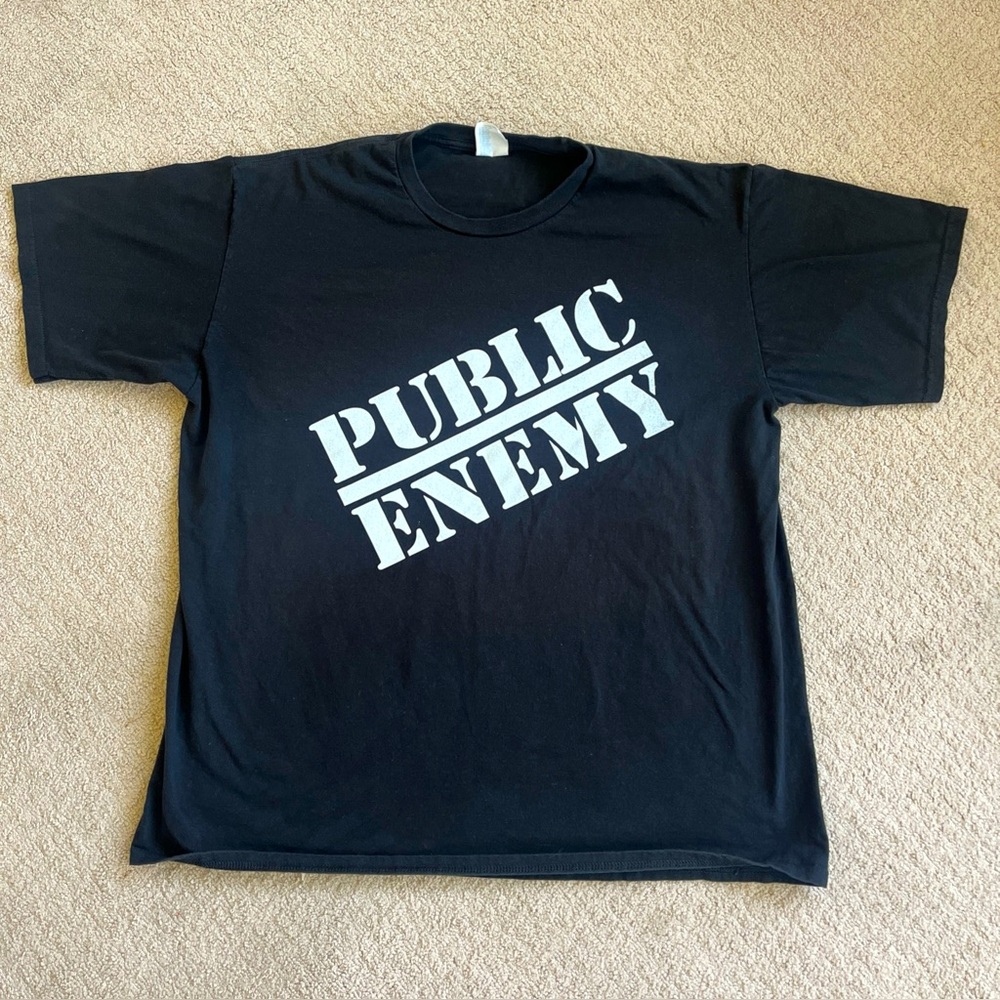 Black Public Enemy T-Shirt size XL